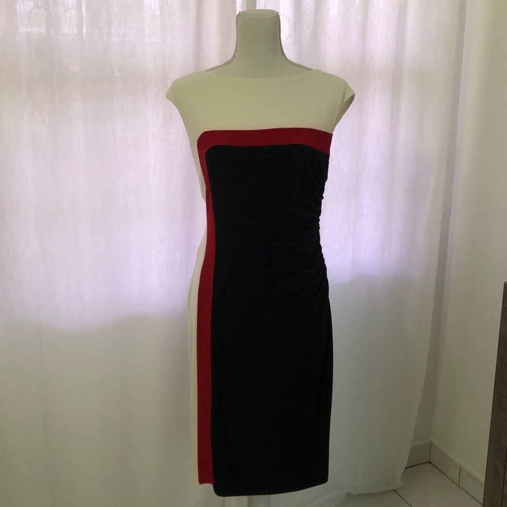 Ralph Lauren Dress-Black/ White/ Red
